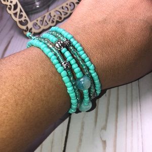 ‼️ Women’s Handmade Memory Wire Bracelet